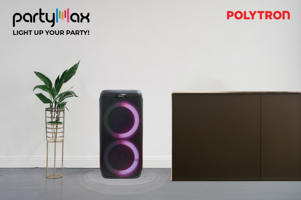 Polytron Rilis Bluetooth Speaker Partymax Lengkap dengan Teknologi&nbsp;TWS