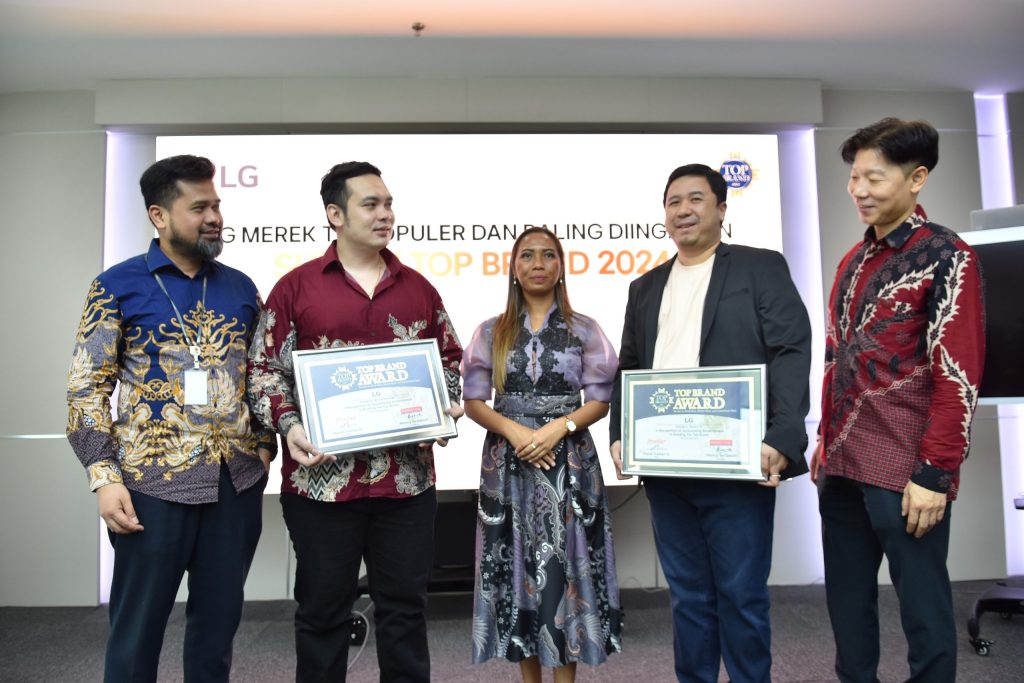 Lima Produk LG Dapat Penghargaan Top Brand&nbsp;2024