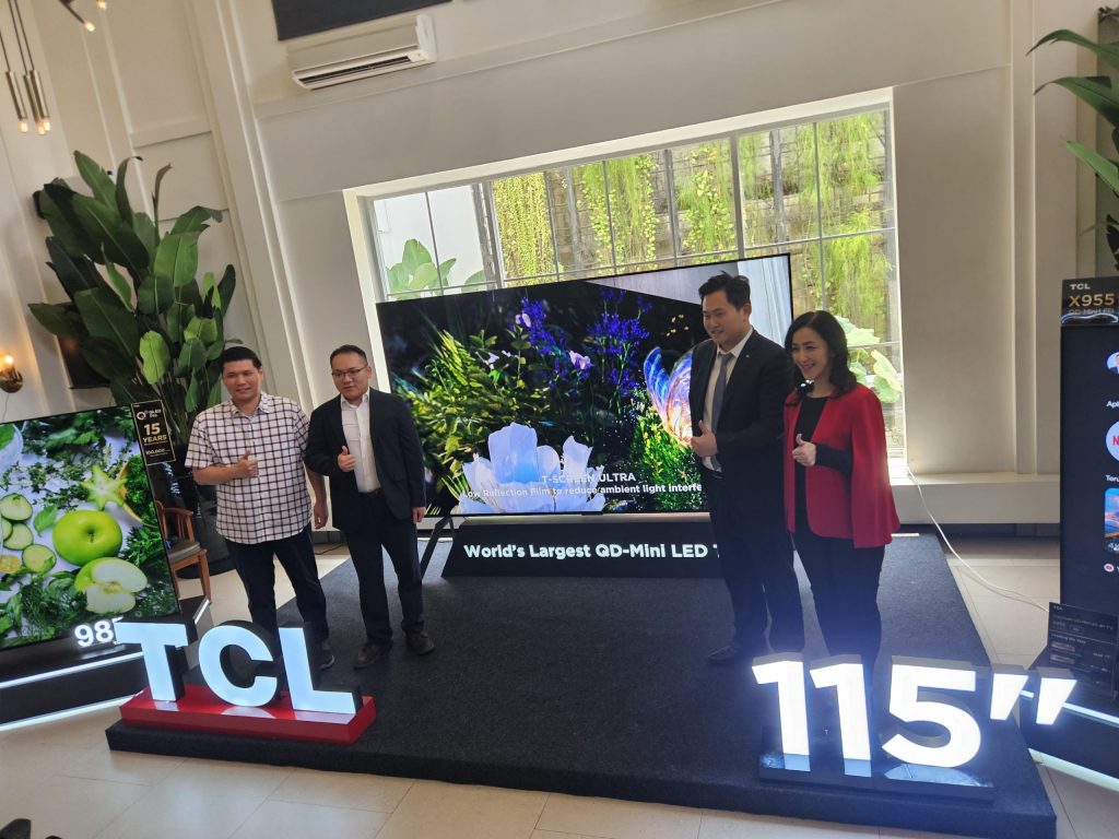 TCL Indonesia Luncurkan TV QD-Mini LED 115 Inch Harga Rp 300&nbsp;jutaan